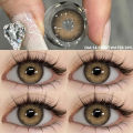 Shade Name: Matte Hazel / Big Eye Lenses / Soft Colored Contact Lenses / Fashion Lenses / Original Korean Lenses / Fashion Lenses With Free Starter Kit. 