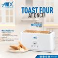 Deluxe 4 Slice Toaster AG-3020 - 2 Years Warranty. 