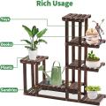 Wooden  Plant Stand Multiple Flower Pots Shelf Indoor Outdoor Planter Display Stand Patio Garden Corner. 