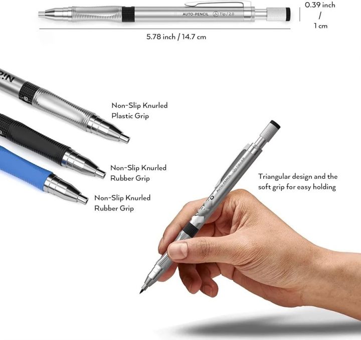 Plastic Body 2mm Mechanical Pencil Clutch Pencil