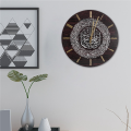Acrylic Islamic Wall Clock 30cm Muslim Wall Clock(Silver). 