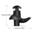 1Pair Durable Earplugs Classic Delicate Texture Waterproof Soft Earplugs Silicone Portable Ear Plugs Swimming Accessories Cologo. 