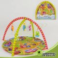 Baby Play Mat Activity Gym Foldable Laying Mat with Hanging Rattles, Washable Baby Play Mat Gym for 6+ Months Baby (Multicolor). 