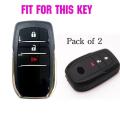 Toyota Revo Push-Start Remote key Cover - Pack of 2. 