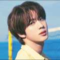 customised BTS JIN Polaroid picture print. 