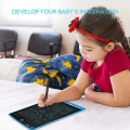 LCD Writing Tablet Electronic Slate E-writer Digital Memo Pad Erasable Writing Board Learning Toys And Gadgets For Educational And Daily Life Routine Notebook Purpose - 8.5 Inches Multicolor. 