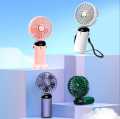 Summer USB Rechargeable Handheld Mini Fan Toy Cartoon Design for Kids Outdoor Portable Desktop Use. 