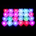 12 Pieces Heart Shape LED Candles - Wedding / Mehandi / Moyon / Birthday / Anniversary  Colorful Mini Electronic Candle Heart Shape Flashlight Safety Simulation Smokeless Night LED Light. 