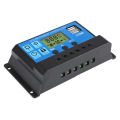 Solar PV Charge Controller 30A/20A/10A 12V 24V with LCD display Battery Charger. 