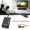 New Micro USB To HDMI-compatible TV Out HDTV MHL Adapter Cable For Phone /Tablet For PC Laptop Projector TV Drop Shipping. 