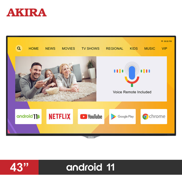 AKIRA%2043MS140%2043%20Inch%20Android%2011.0%20Full%20HD%20LED%20TV%20with%20Built-in%20Satellite%20Receiver%20-%20Black%20-%20Image%202