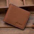 New Creative Men's Wallet PU Leather Business Style Man Card Holders Short Retro Fashion Zero Purses Credit Card Clips Cleasure. 