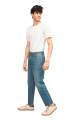 Rivvet Theo Loose Fit Light Blue Jeans for Men. 