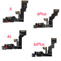 Full Set LCD Parts For iPhone 6 6P 6s Plus Front Camera Home Button Flex Cable Earpiece With Bracket Full Set Screws. 