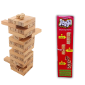 Classic Jenga game wooden block Tower. 