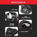 Detachable Bike Face Mask Goggles Stylish Design. 