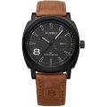 Mishi High Quality Wrist Watch For Men & Boys| Decent Wrist Leather Strap Attractive Dial Stainless Steel Analog Gift For Husband | Gift For Boy. 