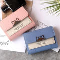 Women Wallet Small Cat Ear Wallet Cute Mini Wallet Unique Design Purse Ladies Contrasting Metal Buckle Wallet. 