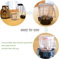 For Oster Blender Replacement Parts, 4937 Mini Osterizer Blender Jar Accessory, Cup Mini Plastic Jars with Lids (2 Pack). 