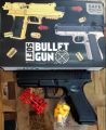Semi - Auto Glock soft Bullet Toy Gun for Boys - Automatic Toy Gun and Manual toy Blaster Gun with Foam Darts & Silencer | Outdoor Shooting Gift. 