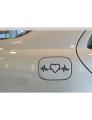Car Petrol Cap Sticker - Lifeline. 