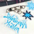 3pcs/set Kpop SEVENTEEN Keyring Keychains Acrylic Double-sided Pendant. 