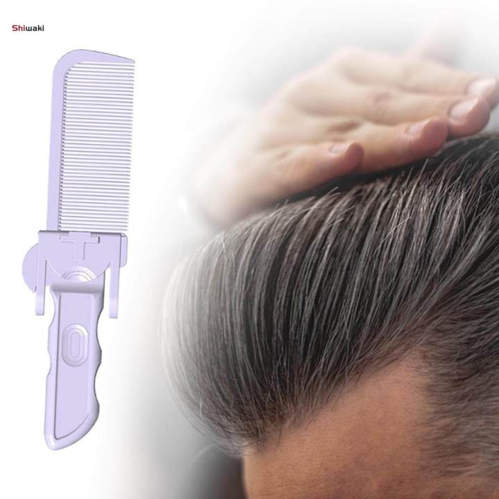 Flat Top Comb Straight Hair Cut Tool Multipurpose Hair Cutting Comb for Barber Shop Hair