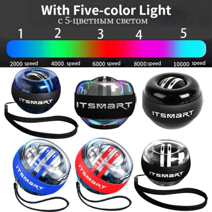 Brand Original Self-starting Gyroscope Powerball Gyro Power Hand Ball Muscle Relax Arm Wrist Force Trainer Fiess Equipment