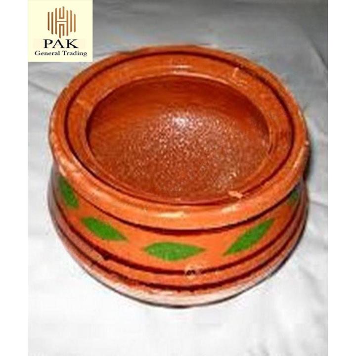 Clay Handi (Mitti Ki Handi) Glazed for Cooking| Clay Crockery Pots | Earthen Crockery Pots | Terracotta Crockery Pots