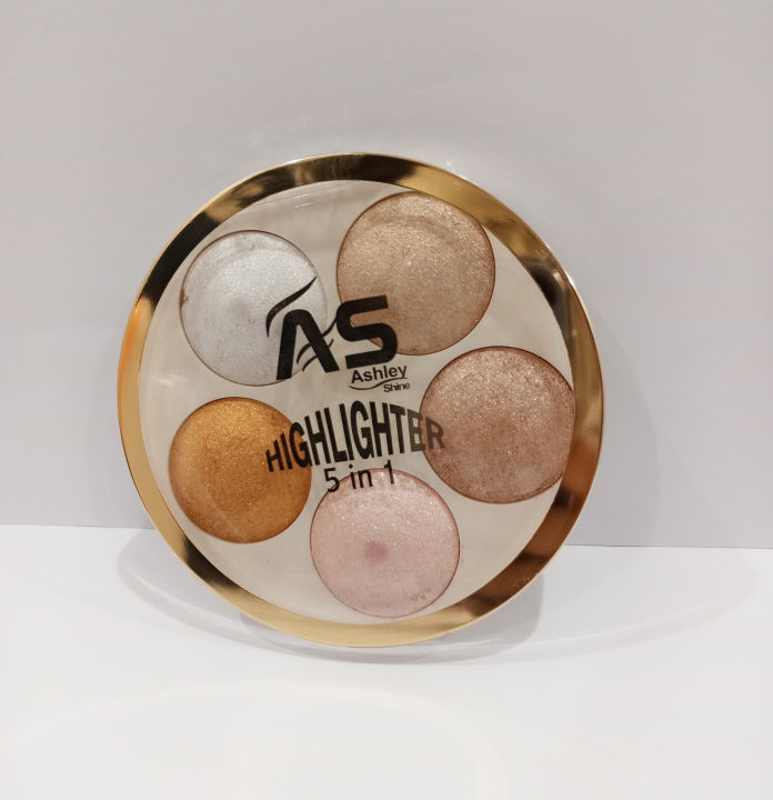 Ashley Shine 5-in-1 Highlighter Palette