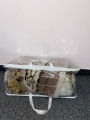 Double Blanket Cover Double Quilt Plastic Cover Razai Cover, Double Blanket Cover Bag Full Size Double Quilt Cover Transparent High Quality Imported Razai and Blanket Cover King Size  Bridal Blanket cover Bag Blanket Storage Bag. 