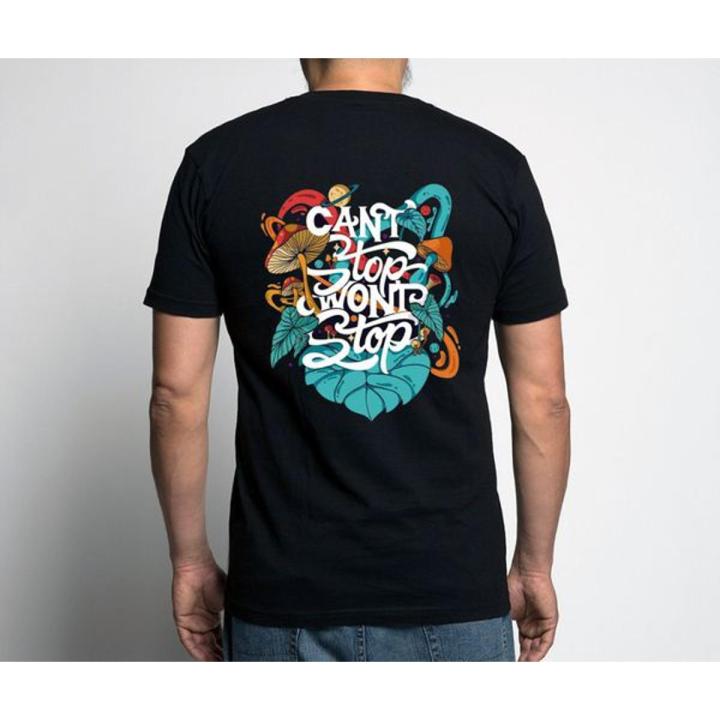 Tshirt back Print for men and women