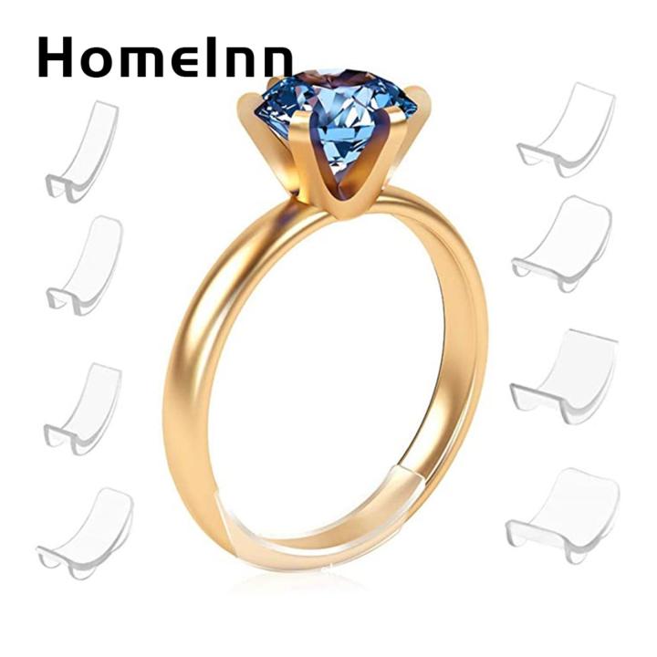 Ring Size Adjuster Mat Invisible Ring Size Adjuster Set Soft Reusable 8 Pcs Different Sizes Anti-slip Ring Guard Buyers' Choice