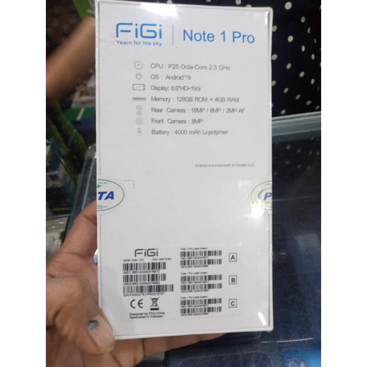 Mobile Note 1 pro 4GB RAM 128GB ROM DUAL SIM PTA APPROVED