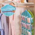 Hanging Organizer, Gotd 16 Pockets Clear Hanging Bag Socks Bra Underwear Rack Hanger Storage Organizer. 