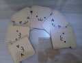 bread peces wooden tea coasters pack of 6 pecs. 