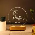 Personalized Name Couples Lamp - Wedding Gift for Couple Unique - Bridal Shower Gift - Bride Gift Ideas - Anniversary Gift for Couples - Newlywed Gifts - Engagement Gifts. 
