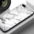 Tecno_ Spark 5 Pro Cover- White Marble Series - HQ Ultra Shine Premium Infinity Glass Soft Silicon Borders Case. 