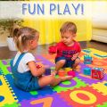 Alphabets And Letters Foam Puzzle Mat for Kids 36 Pieces 5.5x5.5cm. 