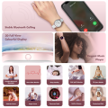 Kieslect Calling Watch Lora Pink - Kieslect Lora, Lady Calling Watch, Stable BT 5.2 Calling, 3D Fullview Colorful Display, Double Straps - Pink. 
