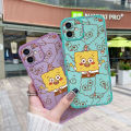 JIUMOO Case For Samsung A02 Case Cartoon Cute SpongeBob Thin Shockproof Square Edge Silicone Casing Full Lens Cover Camera Protect Cases Softcase. 