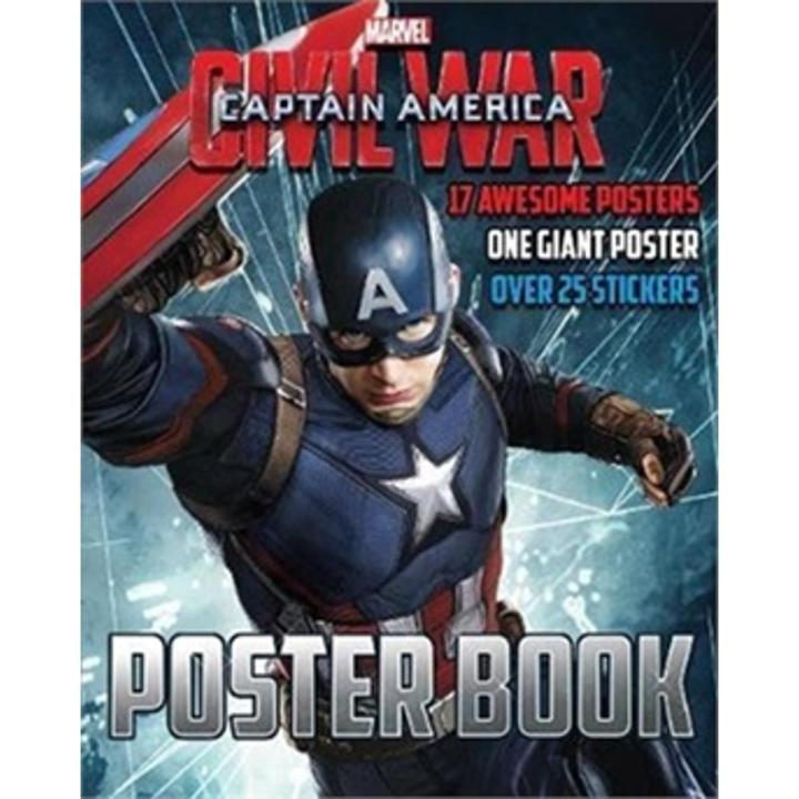 Marvel Captain america Civil War Poster Book By parragon