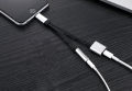 ANOKA Lightning to 3.5mm 2 in 1 Earphone Audio Adapter For iPhone Charger Cable Mobile Phone Aux Dual Jack Splitter Headphone & Fast Charging Connector Converter. 
