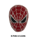 Spiderman Face Embroidered Iron On Patch Sew On Badge Bags Caps Jeans and Jackets. 