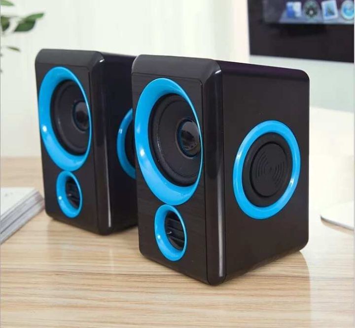 PRIME FT- 165 USB 2.0  Dual Diaphragm Mini Speaker Portable Music Player for Desktop Laptop Computer | Heavy Bass Sound Speaker