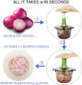 Manual Food Chopper, Express Hand Held Chopper, Large Cup, Chop & Cut Fruits, Vegetables, Herbs, Onions. 