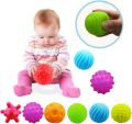 6-Piece Textured Ball Set: A Fun Toy for Babies and Toddlers, Nurture Your Baby's Sensory Development with Our Textured Ball Set, Perfect Toy. 