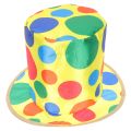 Clown Hatcostume Cosplay Party Decoration Hats Caps Circuspolka Dotrainbow Performance Cap Propsscary Big Funny Headwear Prop. 