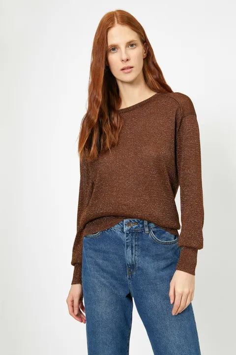 Koton%20Women's%20Coffee%20Sweater%200KAK92052HT%20-%20Image%203