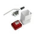 Kitchen Grater Shredder For Vegetable Fruits - White & Red. 